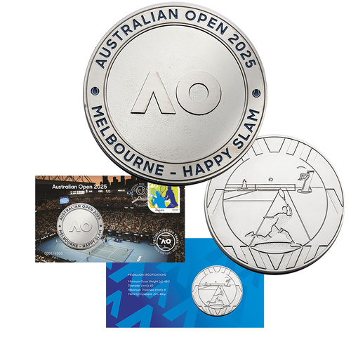 2025 Australian Open Medallion Cover